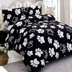 GENERICO - COBERTOR CHIPORRO PATITAS 2 PLAZAS +2 FUNDAS DE ALMOHADA