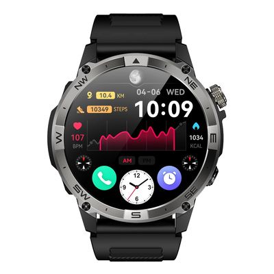 Imagen 2 del producto Reloj Inteligente Deportivo HK08 GPS Pantalla AMOLED de 1.43 pulgadas Compatible IOS Android