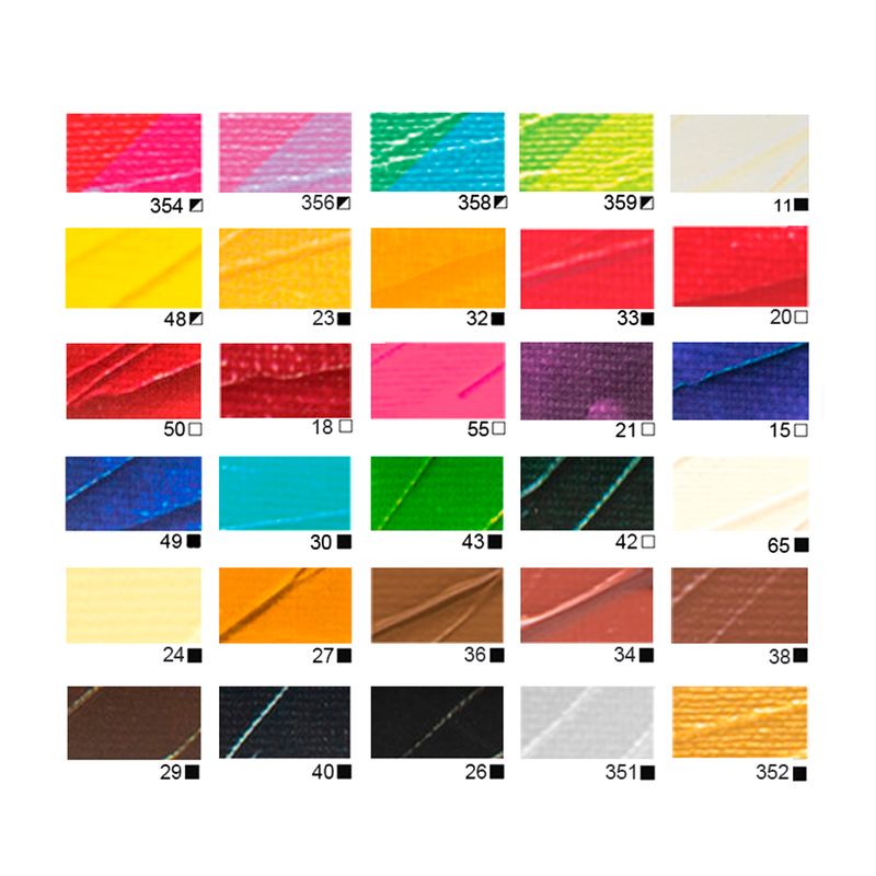 PEBEO - Acrílico Pebeo Studio Set 30 Colores 20ml + Pincel