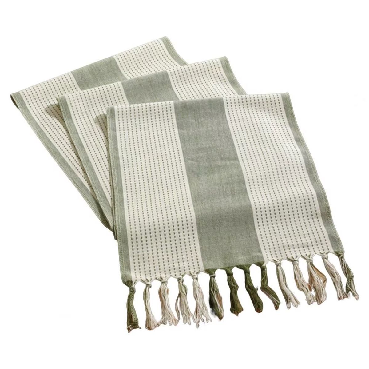 OEM - Mantel Camino De Mesa Rectangular Tejido Doble 180x37cm