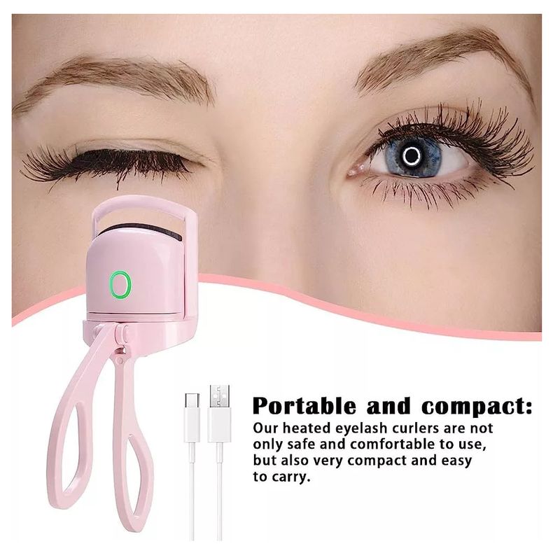 GENERICO - Rizador De Pestañas Eléctrico Elegante Carga Usb