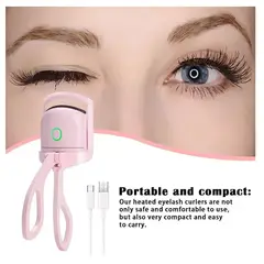 GENERICO - Rizador De Pestañas Eléctrico Elegante Carga Usb