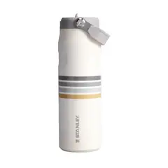 STANLEY - Botella Térmica Flip Straw 20 Cream Ash Stripe - 710 ml