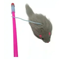 GENERICO - Vara Ratón Juguete Gato Mascota
