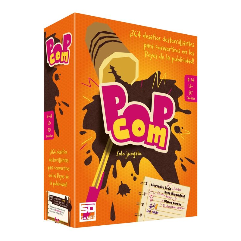 SD GAMES - Pop Com - Juego de mesa