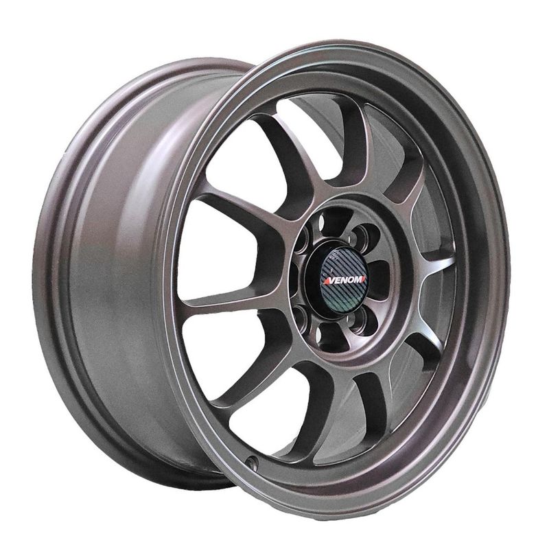 GENERICO - Set 4 Llantas 15x6.5 4X100 Et40 VNZERO MBRNZ