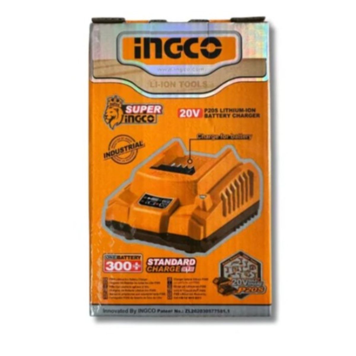 INGCO - CARGADOR DE BATERIA INGCO NORMAL 2AH INDUSTRIAL P20S 20V