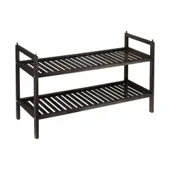 CASATUA - Rack Zapatero Mueble Organizador Zapatos Multiuso - Negro