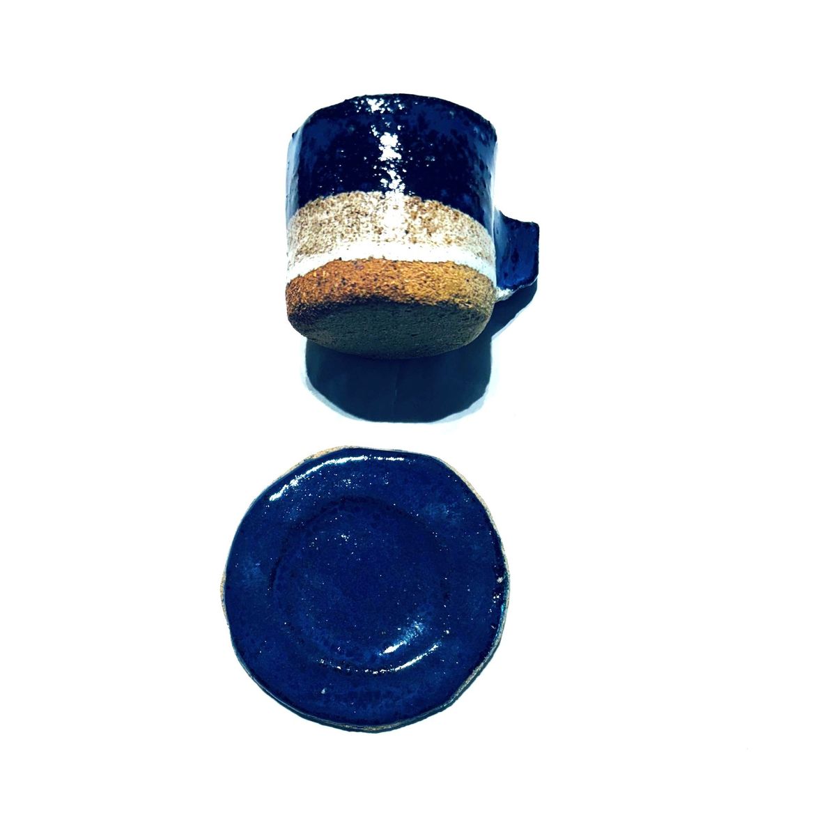 GOIC DISEÑOS - Taza de café hecha a mano cerámica gres diseño exclusivo