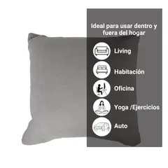 GENERICO - Funda Para Cojín Unicolor 45x45cm Pack 2 Unidades