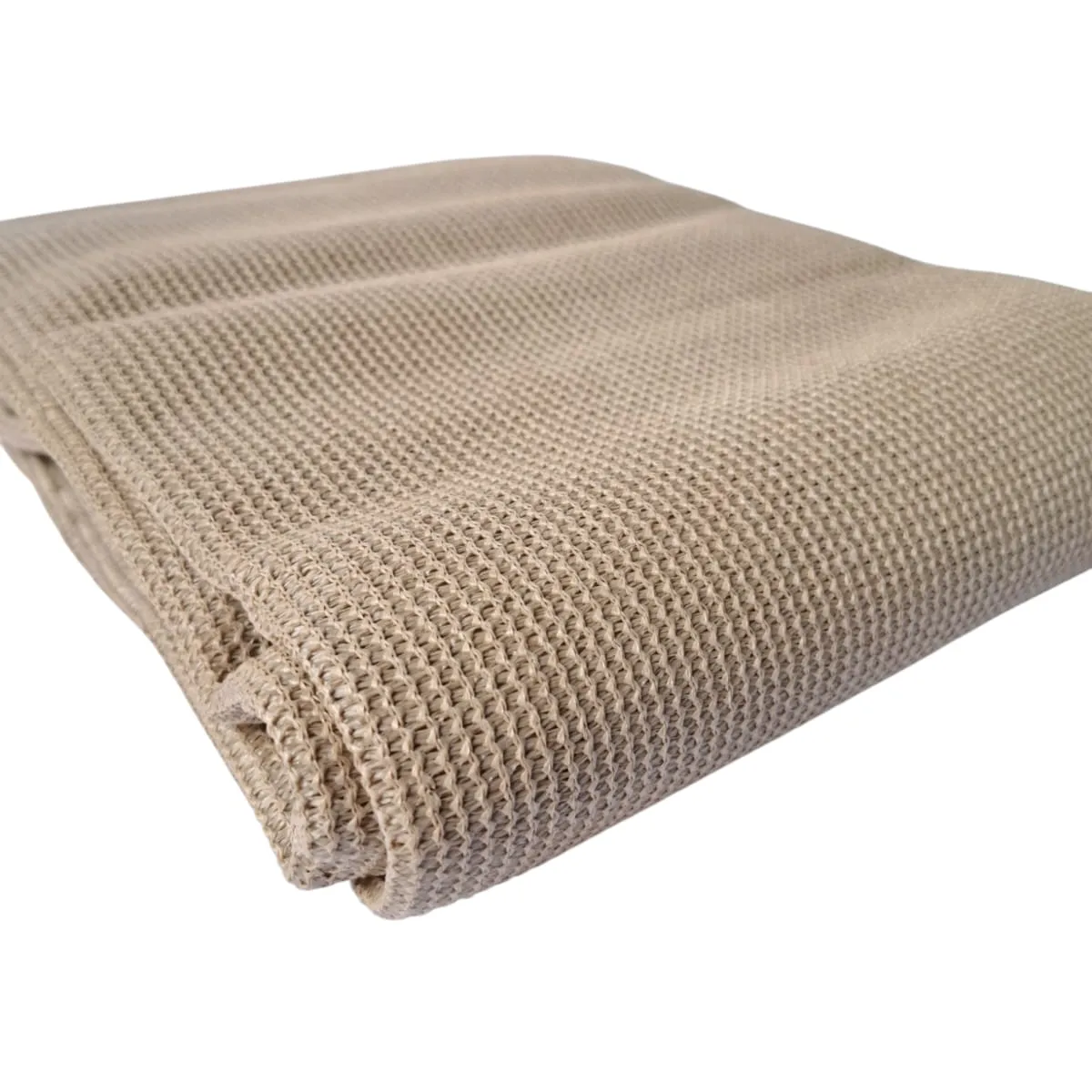 GENERICO - Malla Raschel Beige Café 4.20 de ancho 95%P - venta por metro lineal