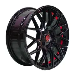 GENERICO - Setx 4 Llanta 15x6.5 4X100/4X114 Et40 STORM B-UC-RED