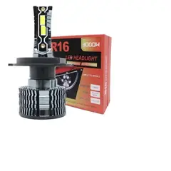 GENERICO - Kit Luces Turbo Led R16. 300w 30.000 Lúmenes Reales Con Canbus conector H4