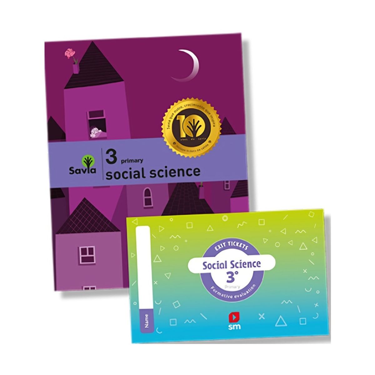 TOP10BOOKS - TEXTO Pack Social Science 3° Savia - Ediciones SM