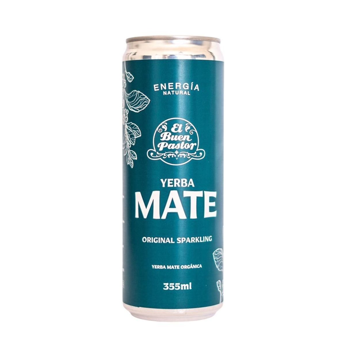 EL BUEN PASTOR - Pack x 12 Bebida Yerba Mate El Buen Pastor Energizante Natural Tradicional 355ml