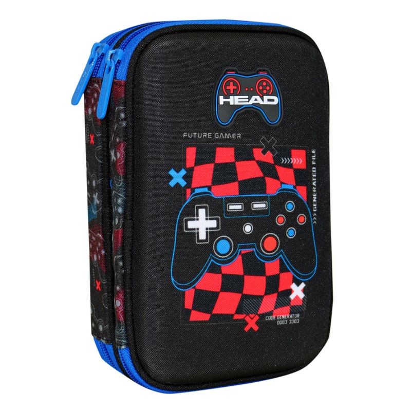 HEAD - Estuche Duro Infantil Hombre Box Future Gamer Negro Head