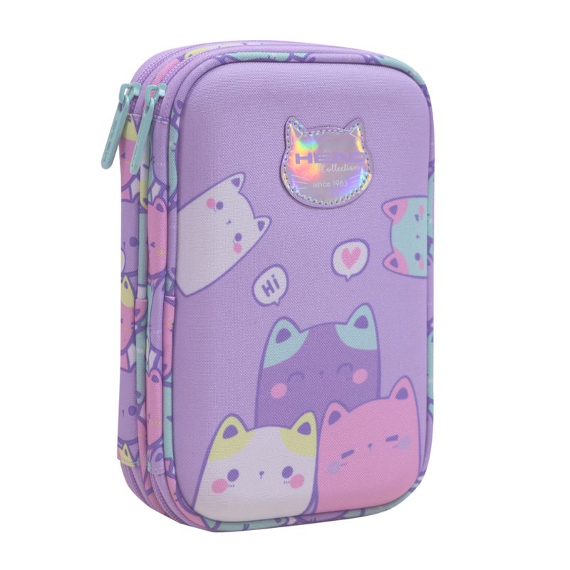 HEAD - Estuche Duro Infantil Mujer Box Gatos Pastel Head