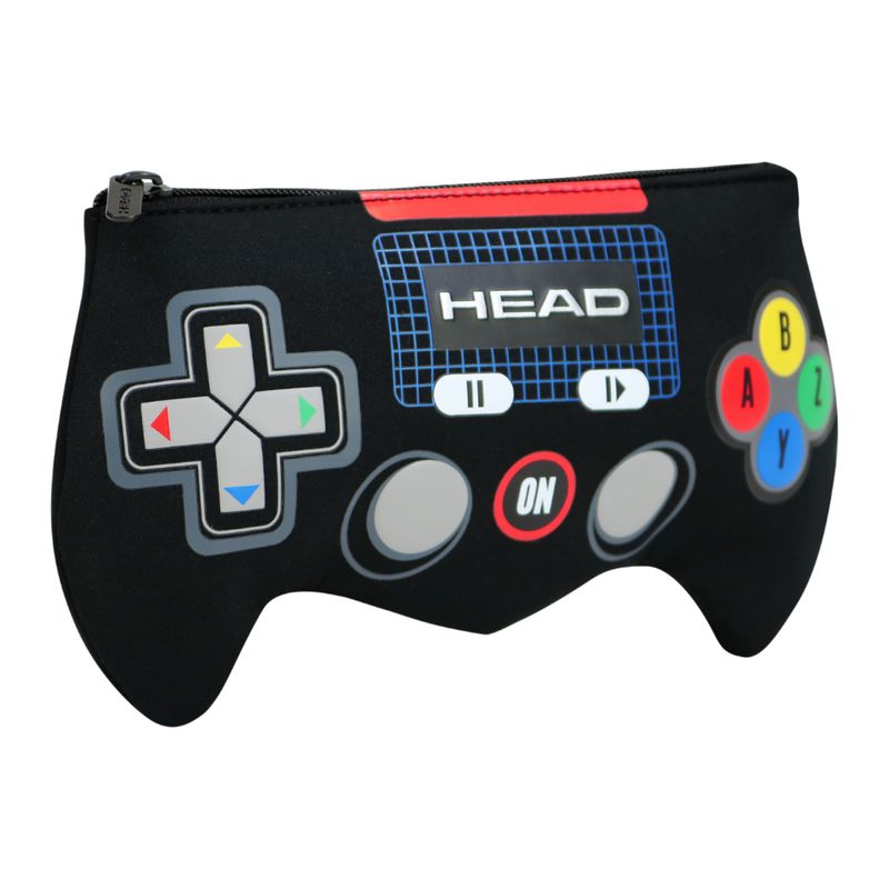 HEAD - Estuche Infantil Hombre Gamer Negro Rojo Head