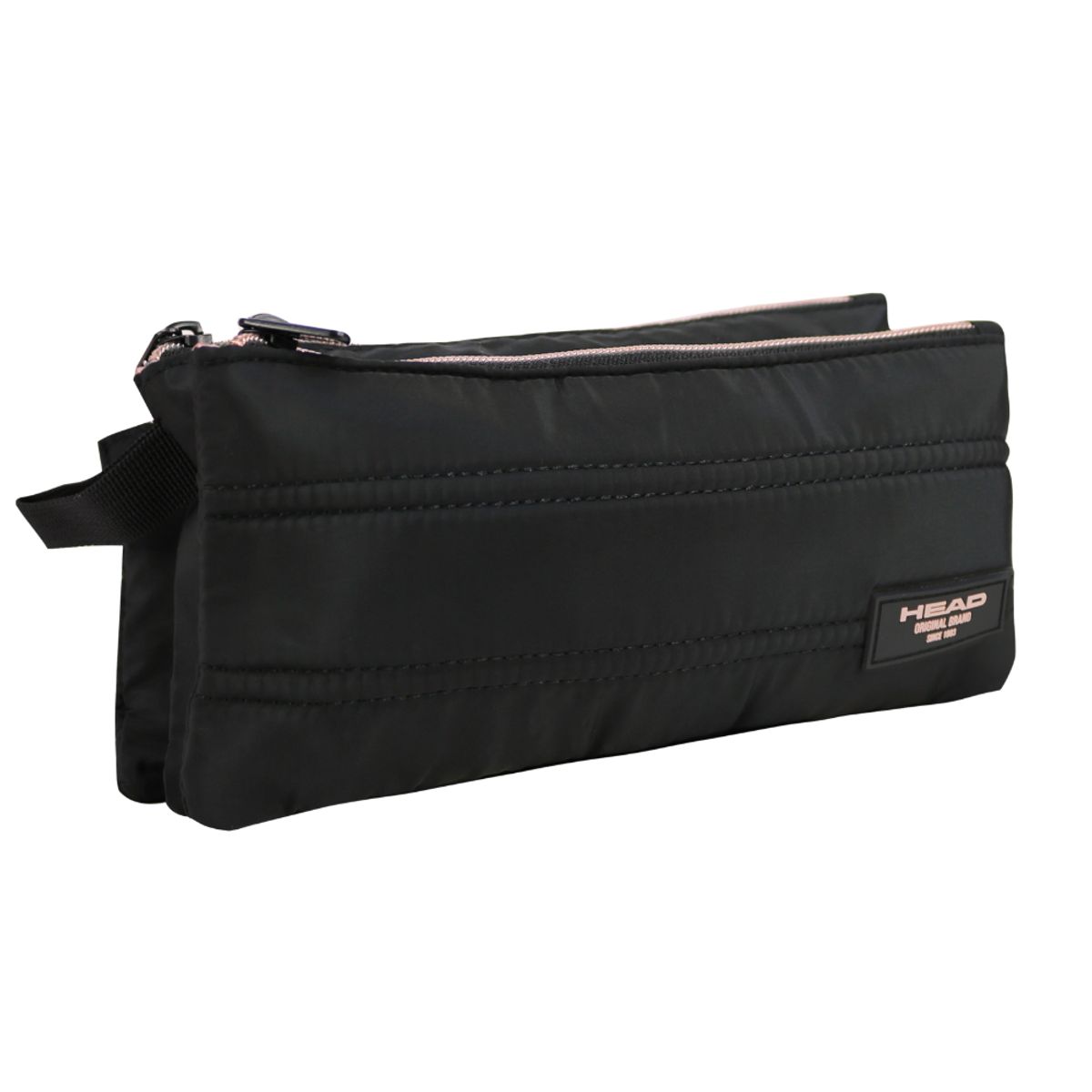 HEAD - Estuche Triple Celerio Quilt Negro Head