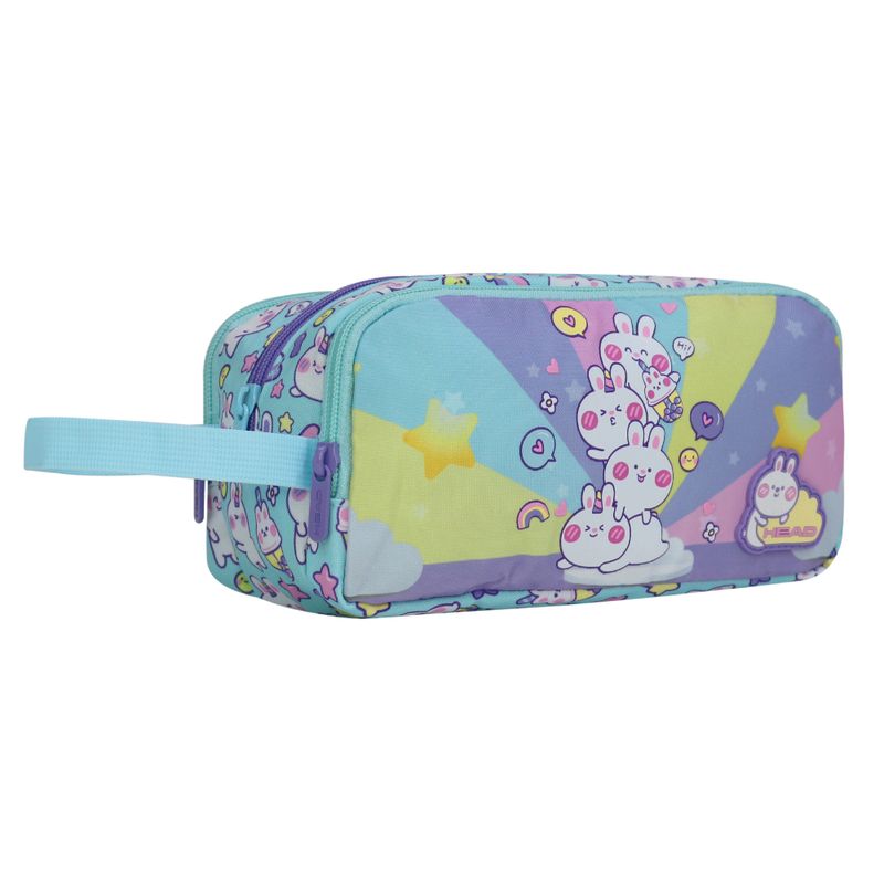 HEAD - Estuche Infantil Mujer Atos Conejos Menta Head
