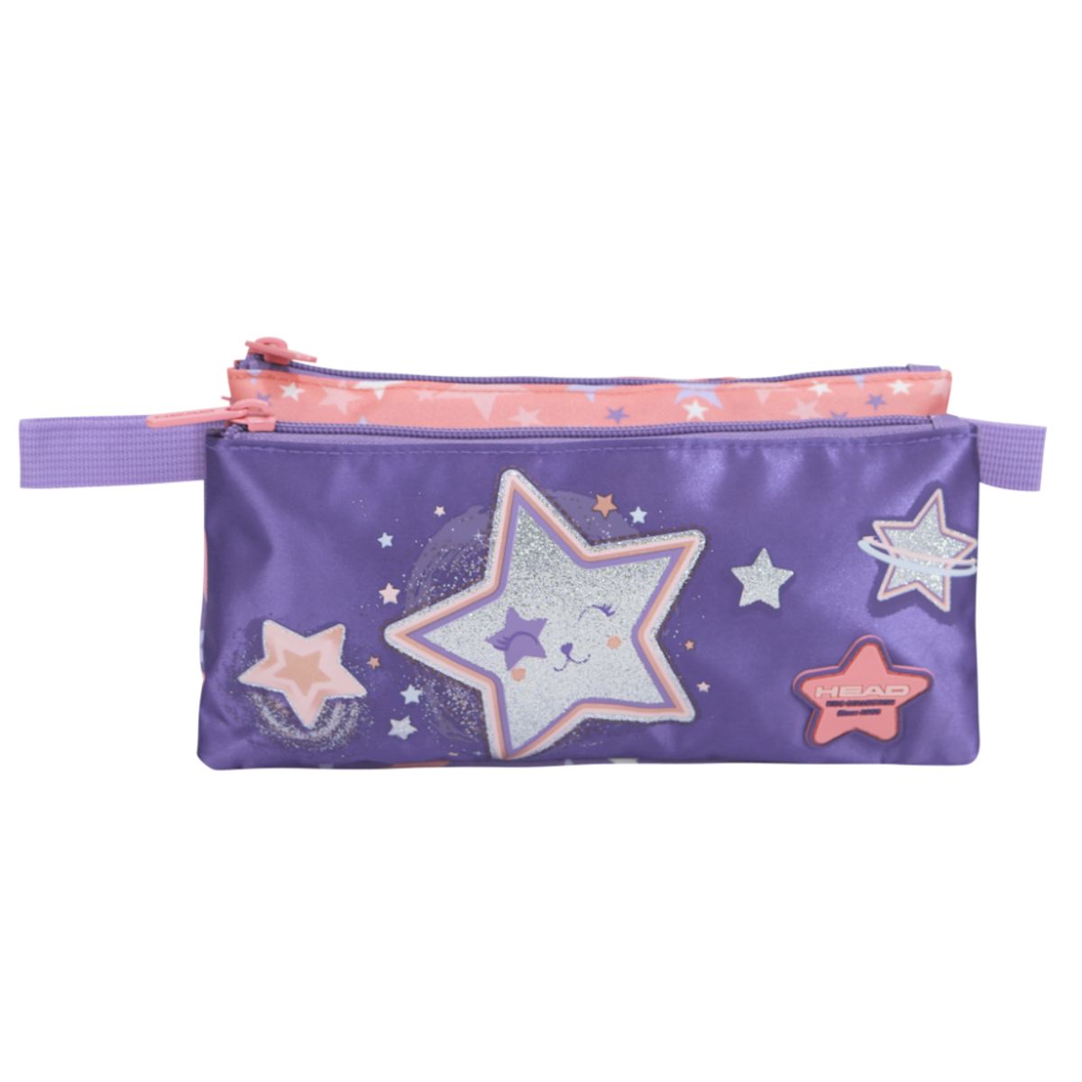 HEAD - Estuche Infantil Triple Celerio Cat Star Lila Lila Head