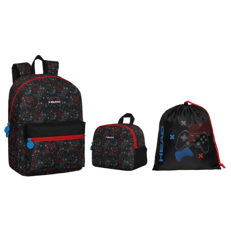 HEAD - Pack Kids Escolar Future Gamer Negro Head