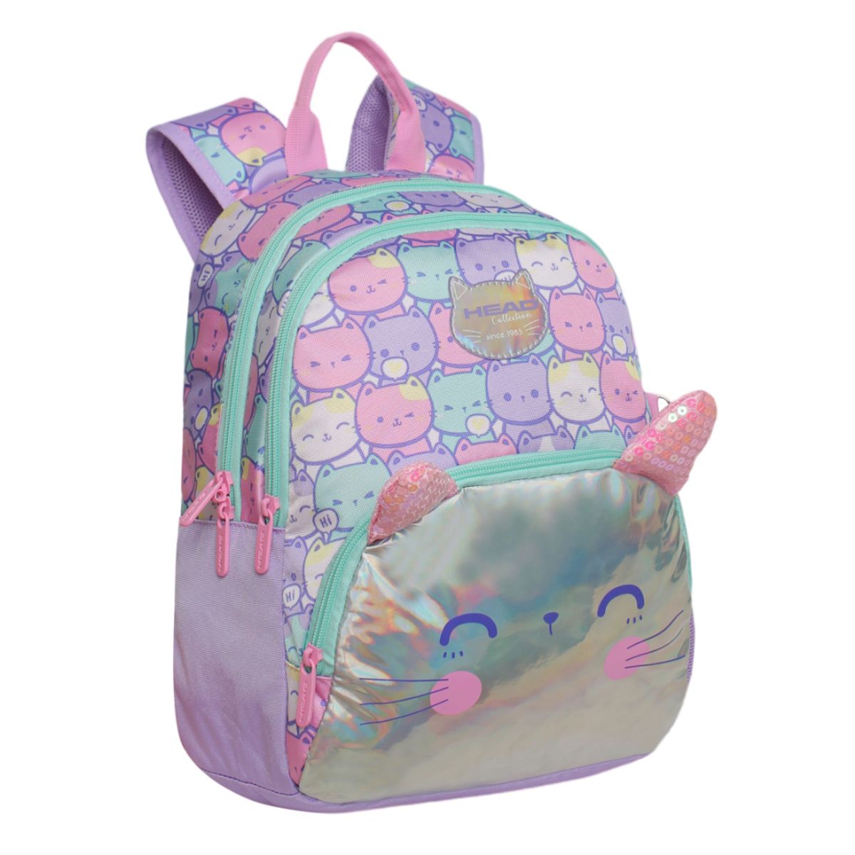 HEAD - Mochila Infantil Niña Gum New Gatos Pastel Head