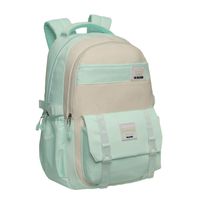 Mochila Mujer Kawaii Venza Color Block Menta