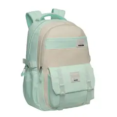 HEAD - Mochila Mujer Kawaii Venza Color Block Menta