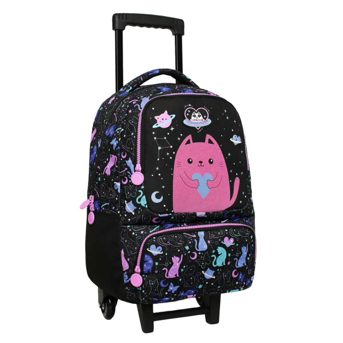HEAD - Pack Bakan Escolar Mujer Space Cat Negro Head