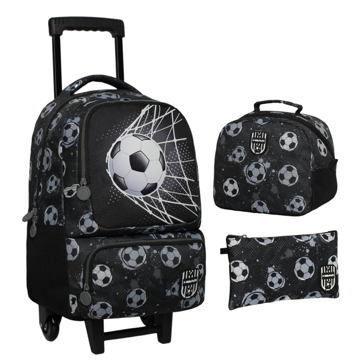 HEAD - Pack Bakan Escolar Soccer Negro Head