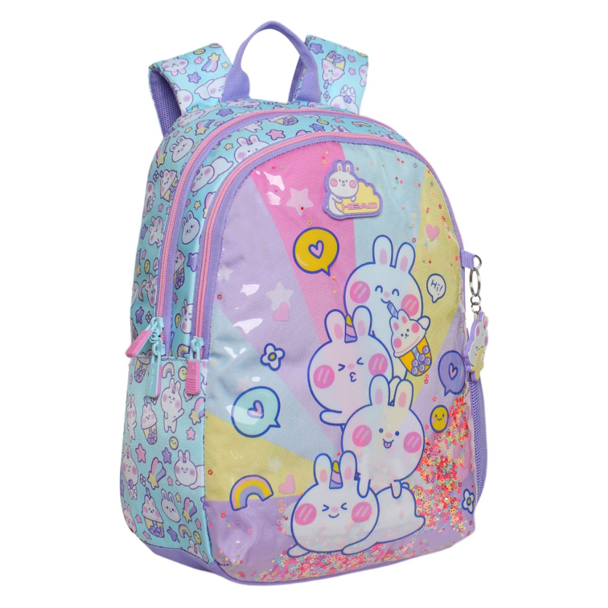 HEAD - Mochila Infantil Niña Bionica Conejos Menta Head