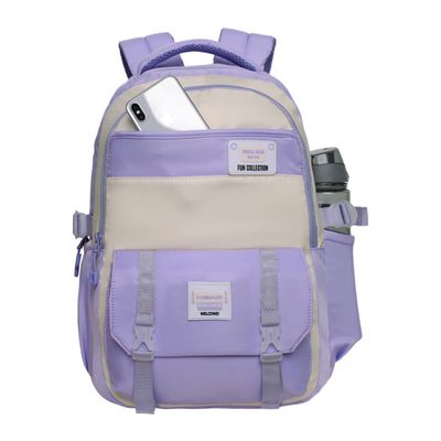 Imagen 2 del producto Mochila Mujer Kawaii Venza Color Block Lila