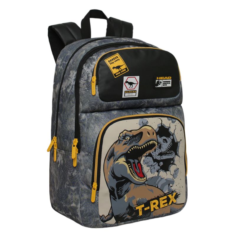HEAD - Mochila Infantil Niño Fantasy Dino Jurassic Gris Head