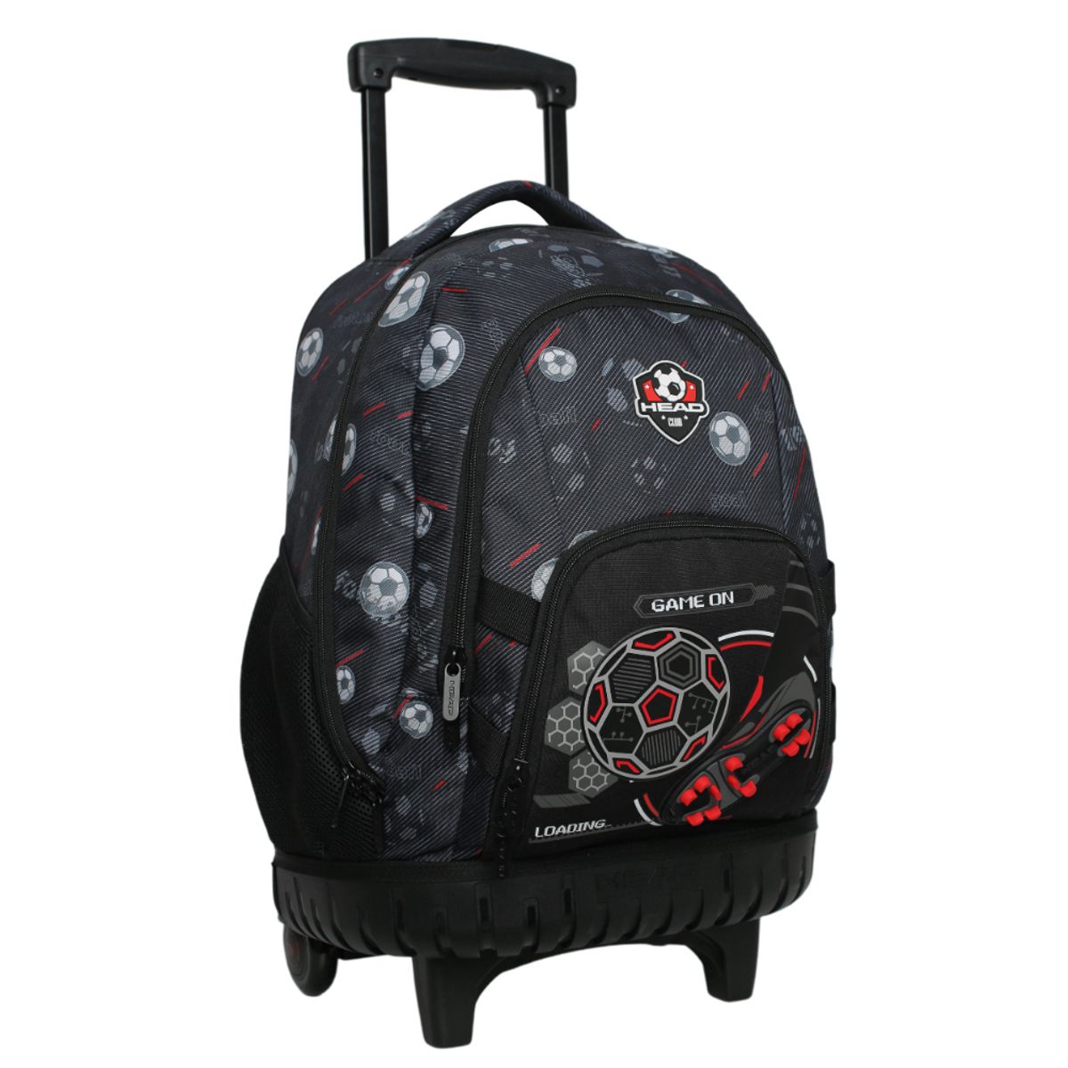 HEAD - Mochila Infantil Carro New Kodiac Futbol Negro Head