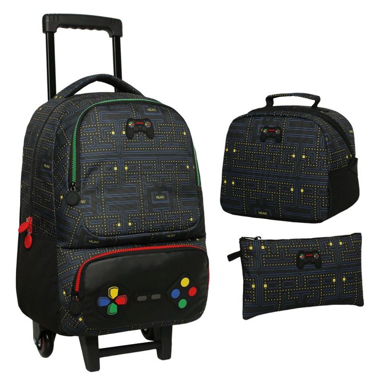Pack Bakan Escolar Control Game Negro Negro TALLA UNICA