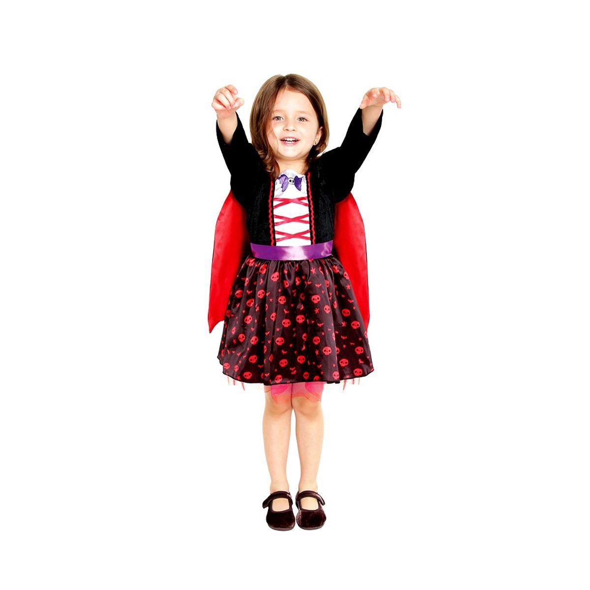 GENERICO - TRAJE INFANTIL VAMPIRESA 3-4