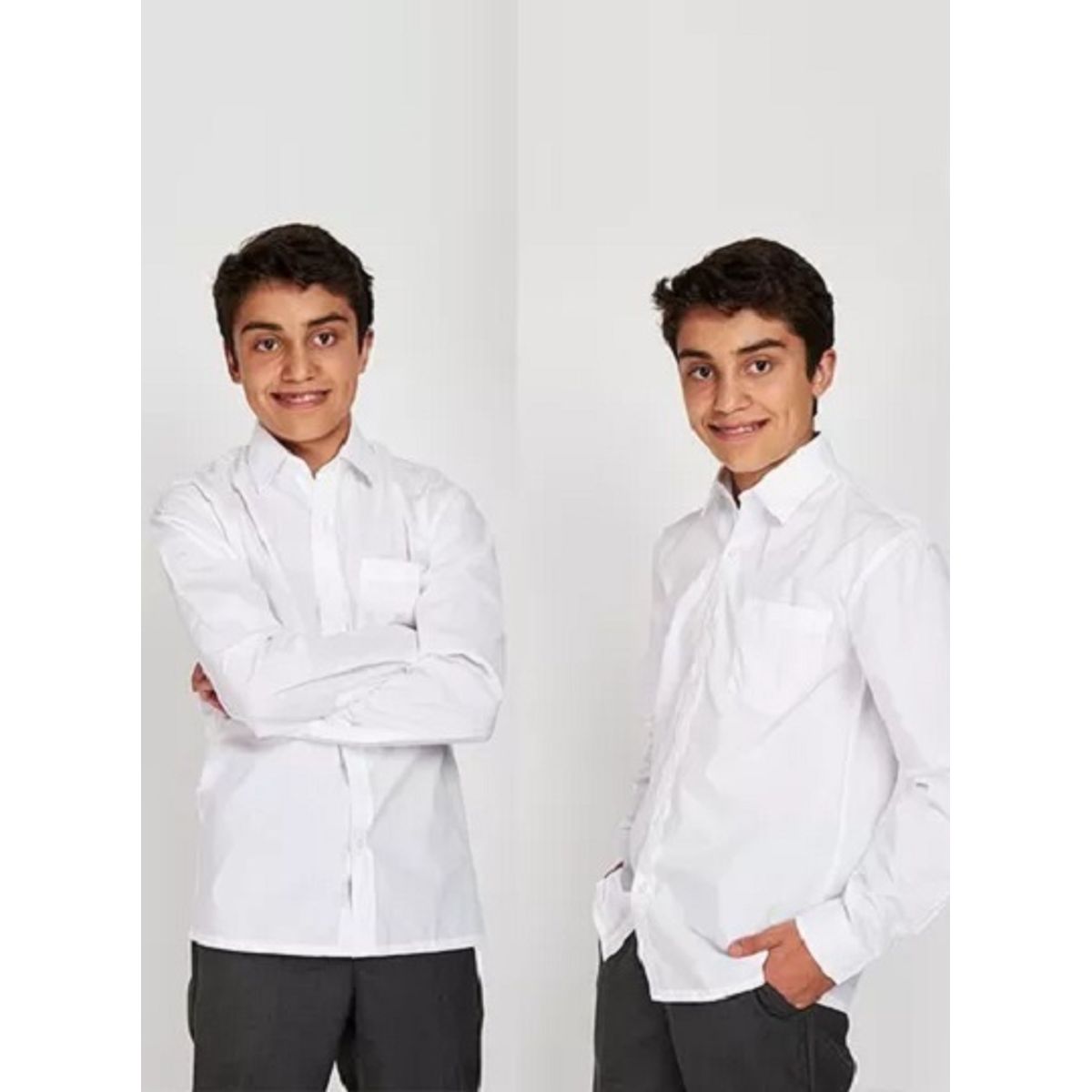 JAYSON - Camisa Manga Larga Niño Polera Juvenil Escolar
