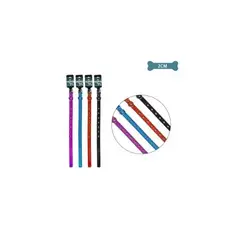 GENERICO - Collar PU Con Tachuelas Color Aleatorio 2cm 12pcs