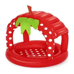 BESTWAY - Piscina Inflable Frutilla con Techo para Bebés 91x91cm