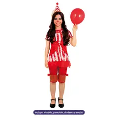GENERICO - TRAJE PAYASA LOCA 5-6