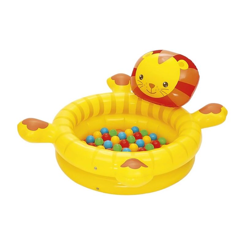BESTWAY - Piscina Bestway Leon inflable con Pelotas 111x98x615cm