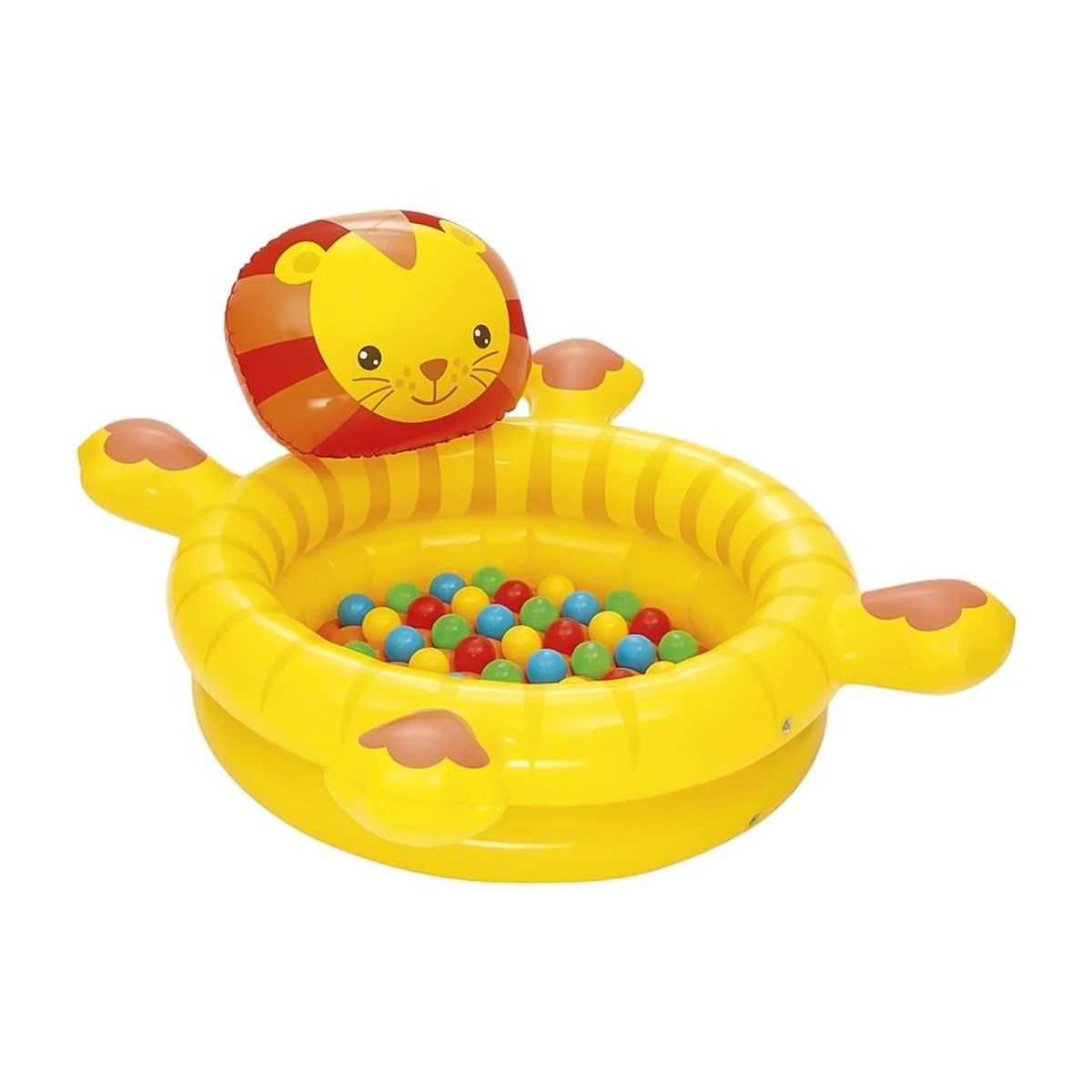 BESTWAY - Piscina Bestway Leon inflable con Pelotas 111x98x615cm