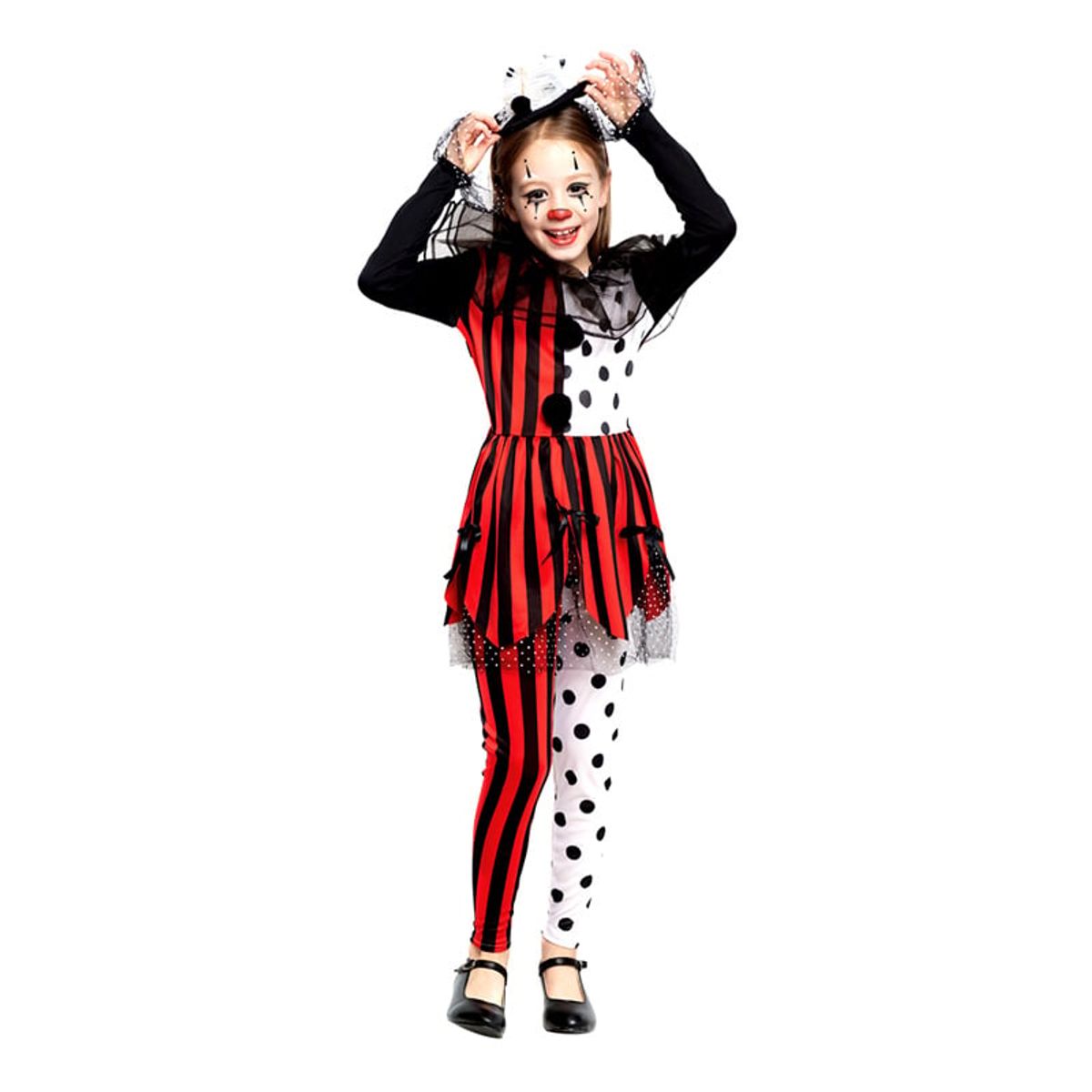 GENERICO - TRAJE PAYASA RAYAS 10-12
