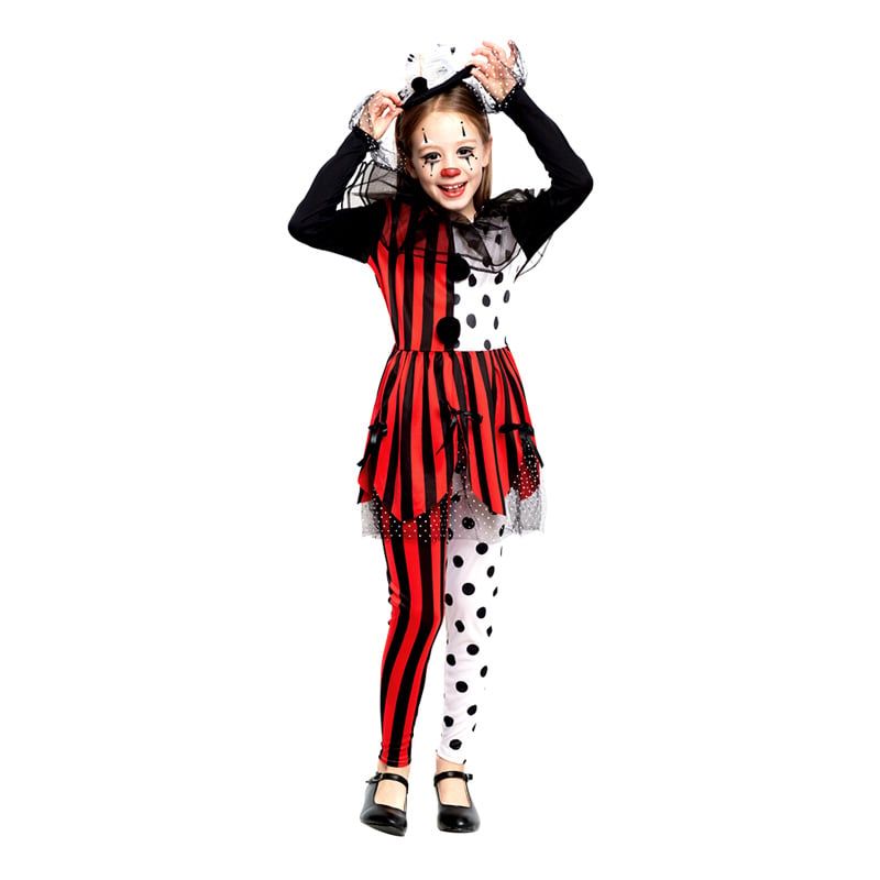 GENERICO - TRAJE PAYASA RAYAS 10-12