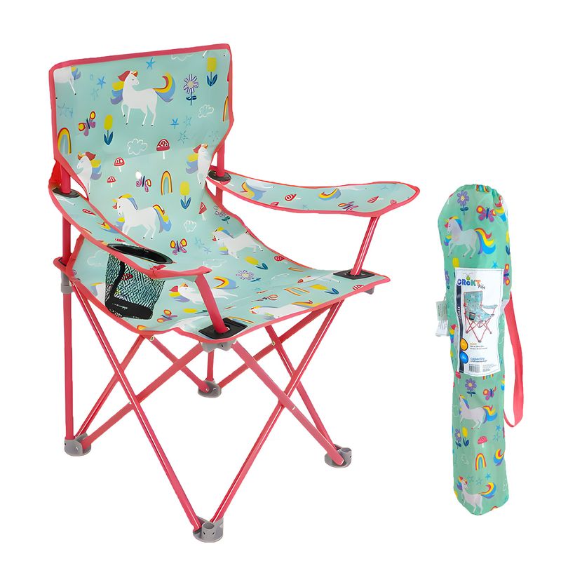 GENERICO - Sillas De Playa Camping Niñosplegable Con Bolso Y Portavaso
