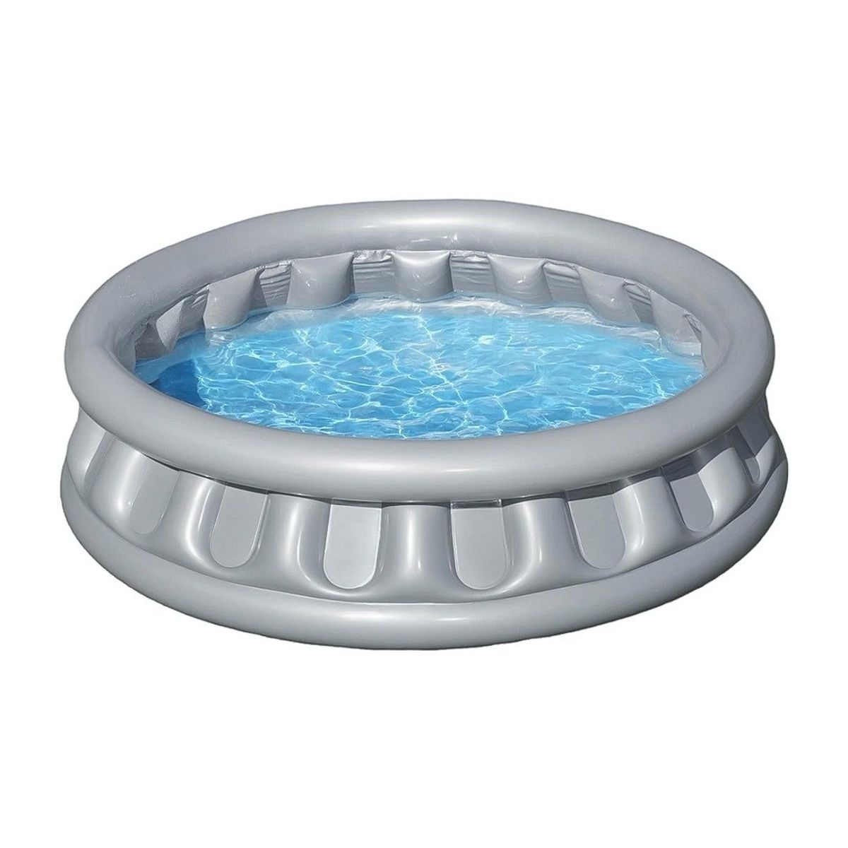 BESTWAY - Piscina Bestway Inflable Redonda para Niños 157x41cm Gris
