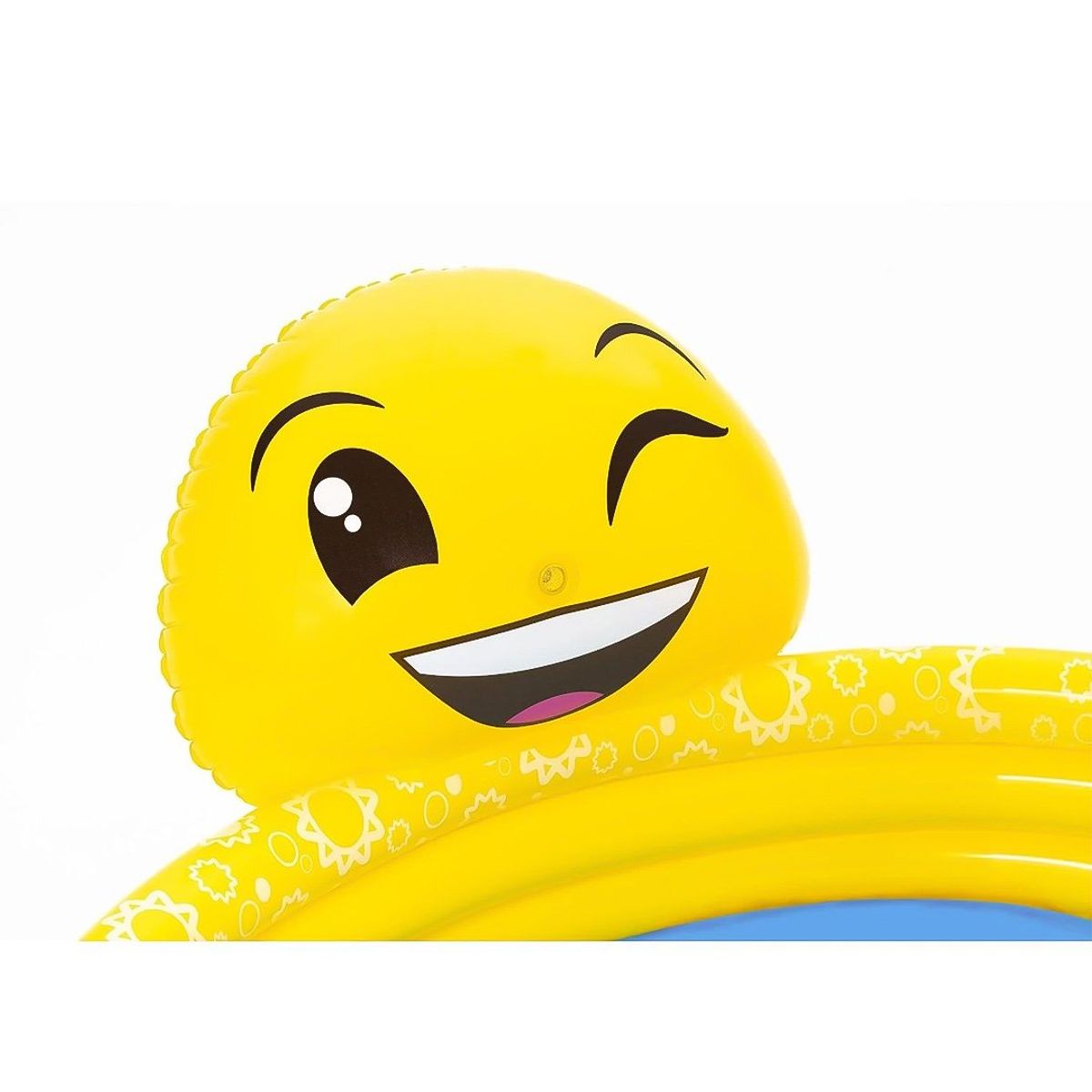 BESTWAY - Piscina Bestway Inflable 3 Anillos Emoji Lanza Agua 144x69cm