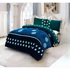 GENERICO - COBERTOR CHIPORRO 2 PLAZAS +2 FUNDAS DE ALMOHADA