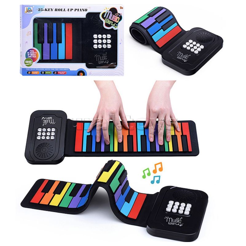 GENERICO - Teclado Roll Colores Recargable Piano Musical Flexibleg
